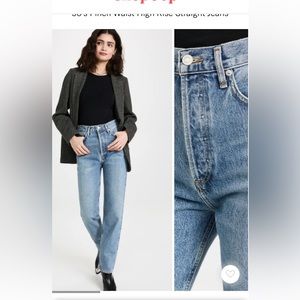 Agolde 90s Pinch Waist High Rise Straight Jeans
